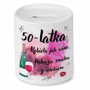 Skarbonka Prezent Na Urodziny 50 50te 50-te