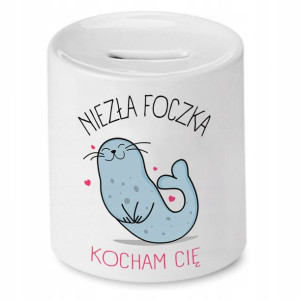 Skarbonka Prezent Walentynki Niezła Foczka