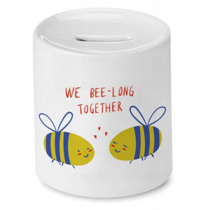 Skarbonka Prezent Walentynki We Bee-long Together