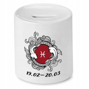Skarbonka Prezent Znaki Zodiaku Zodiakara Ryby