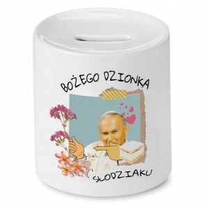Skarbonka Śmieszna Papież Jan Paweł Ii Polak Papaj