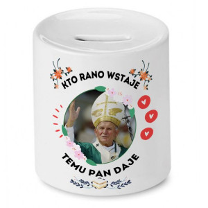 Skarbonka Śmieszna Papież Jan Paweł Ii Polak Papaj