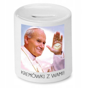 Skarbonka Śmieszny Prezent Jan Paweł Papież Papaj