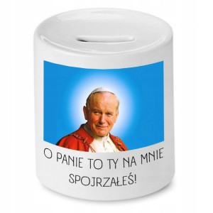Skarbonka Śmieszny Prezent Jan Paweł Papież Papaj