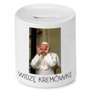 Skarbonka Śmieszny Prezent Jan Paweł Papież Papaj