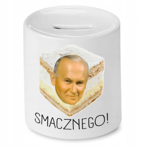 Skarbonka Śmieszny Prezent Jan Paweł Papież Papaj