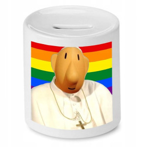 Skarbonka Śmieszny Prezent Jan Paweł Papież Papaj