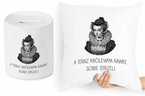 Zabawny Zestaw Poduszka + Skarbonka Prezent