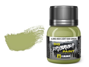 Farba akrylowa Light kaki green A.MIG0634 AMMO Mig