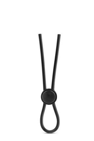 Stay Hard Silicone Loop Cock Ring Black
