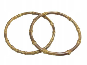 USZY RĄCZKI BAMBUSOWE do torebki fi 15 cm - 2 szt.
