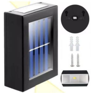Lampa Solarna Kinkiet Elewacyjny Ogrodowa