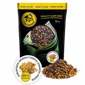 MIX Ziaren Kukurydza O Tygrysi Konopie Rzepik 1kg