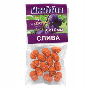 Mini kulki proteinowe 6x10mm przynęta Śliwa
