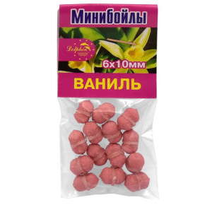 Mini kulki proteinowe 6x10mm przynęta Wanilia