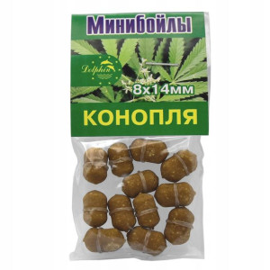 Mini kulki proteinowe 8x14mm przynęta Konopie