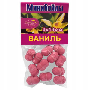 Mini kulki proteinowe 8x14mm przynęta Wanilia