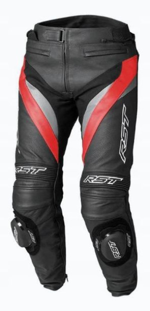 Spodnie Skórzana Rst Tractech Evo 4 Ce Bla/red Xl