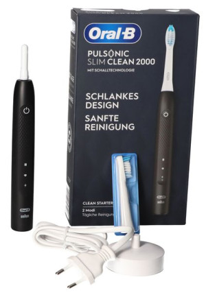 ORAL B  pulsonic szczoteczka slim clean 2000 CZARNA