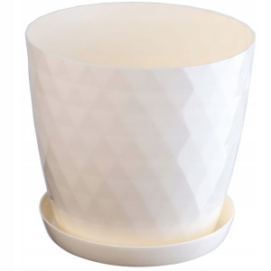 Doniczka Osłonka Z Podstawką Donica 25cm 9x Kolor
