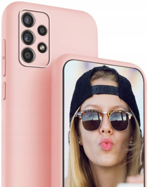 Etui Case Silicone +Szkło do Samsung Galaxy A52 5G
