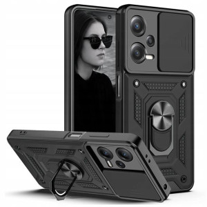 Etui do Xiaomi Redmi Note 12 5G SLIDE RING + Szkło