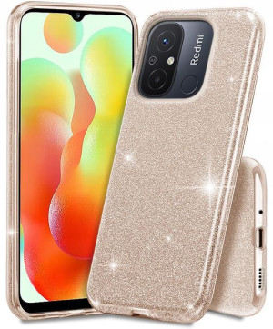 Etui do Xiaomi Redmi 12C BROKAT CASE + SZKŁO 9H