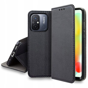 Etui do Xiaomi Redmi 12C SMART MAGNET + SZKŁO