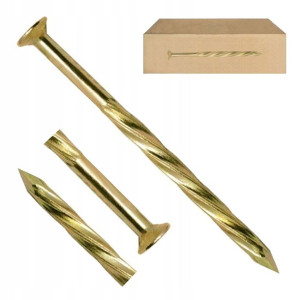 Gwoździe Budowlane Skręcane Ocynk 4,5x125mm 5kg