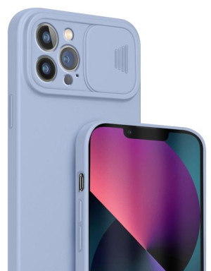 Etui SILICONE CamShield Szkło do iPhone 13 Pro Max