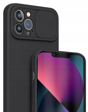 Etui SILICONE CamShield Szkło do iPhone 13 Pro Max