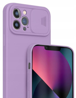 Etui SILICONE CamShield Szkło do iPhone 13 Pro Max