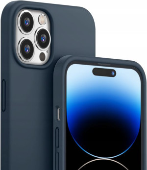 Etui Case Silicone + Szkło 9H do iPhone 14 Pro