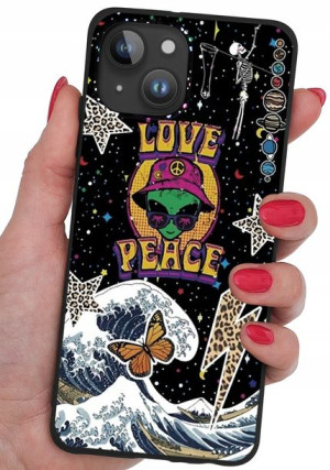 ETUI CASE WZORY + SZKŁO 9H do Apple iPhone 14