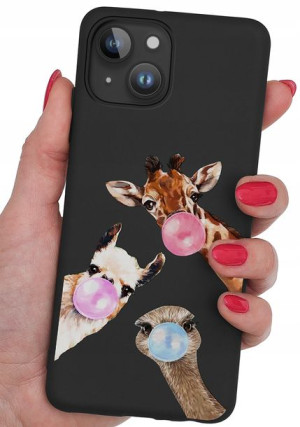 ETUI CASE WZORY + SZKŁO 9H do Apple iPhone 14