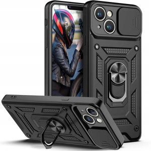 Etui do iPhone 14 Plus PANCERNE SLIDE RING + SZKŁO