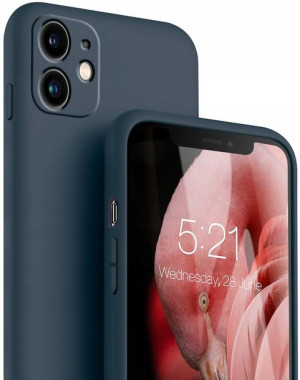 Etui Case Silicone + Szkło 9H do iPhone 11
