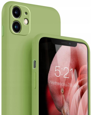 Etui Case Silicone + Szkło 9H do iPhone 11