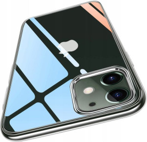 Etui Clear Case Guma + Szkło 9h Do Iphone 11