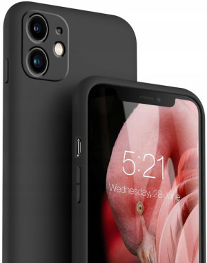 Etui do iPhone 11 Case Silicone + Szkło 9H