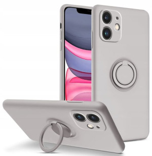 Etui Silicone Ring + Szkło 9H do iPhone 11