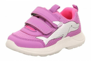 Superfit sneakersy delfinek RUSH - Purple/Pink  1-006207-8500