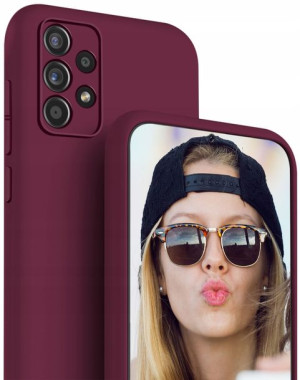 Etui Case Silicone +Szkło do Samsung Galaxy A52 5G