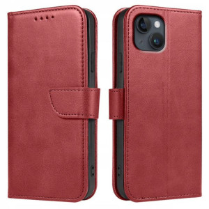 Etui do iPhone 14 Skórzane SKIN CASE + Szkło 9H