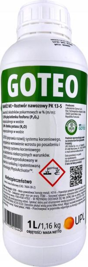 Goemar Goteo 1l Upl Biostymulator Wzrostu Rozwoju