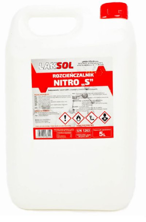 Laksol Rozpuszczalnik Rozcieńczalnik Nitro 5l Radom Super Jakość