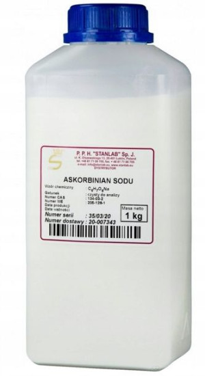 Stanlab ASKORBINIAN SODU 1kg Witamina C CZDA 1000g