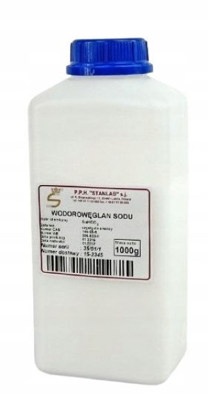 Stanlab SODA OCZYSZCZONA 1kg Wodorowęglan Sodu