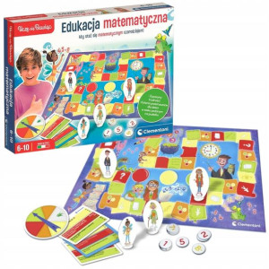 Clementoni Edukacja Matematyczna Gra Planszowa 6+