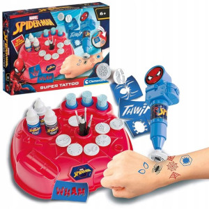 Clementoni Marvel Spider-man Zestaw Do Tatuażu 6+